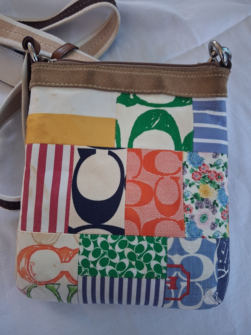 Coach-  Hampton's Patchwork Crossbody Bag in Multicolor - Picture 2 of 6